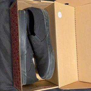 Black slip on vans